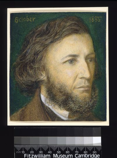 Portrait of Robert Browning (1812-89) by Dante Gabriel Charles Rossetti